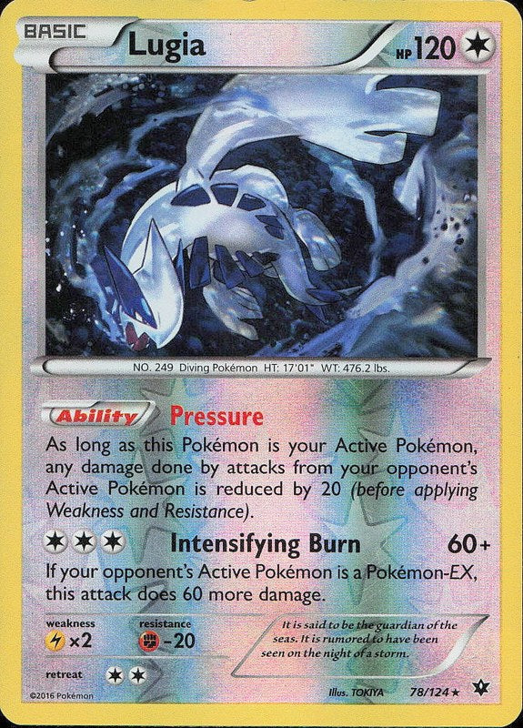 Lugia #78 reverse_holo Fates Collide en