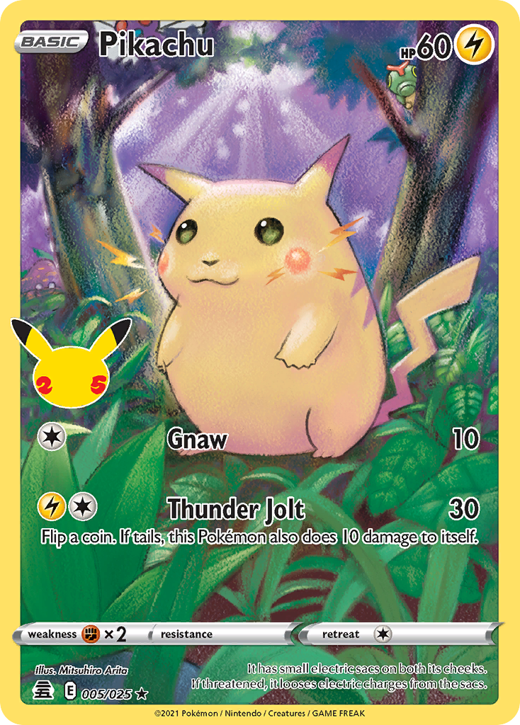 Pikachu #5 Celebrations en