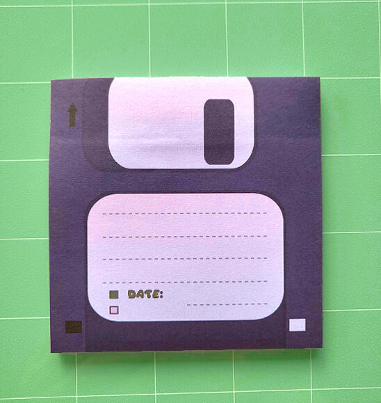 Floppy Disk Stickynote - @beeflover1_ - Local Artist