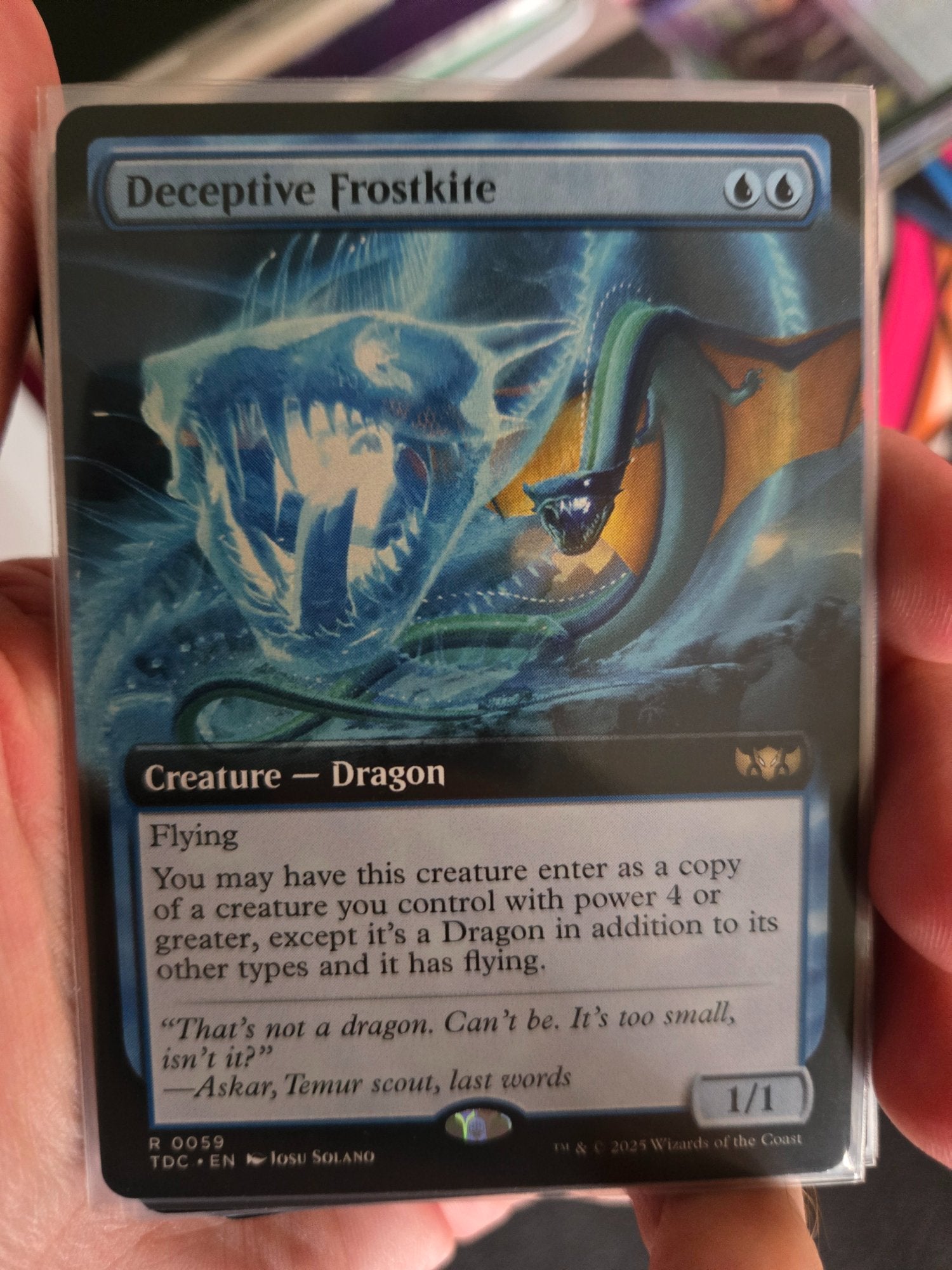 Image of Deceptive Frostkite Tarkir: Dragonstorm Commander (TDC) #19