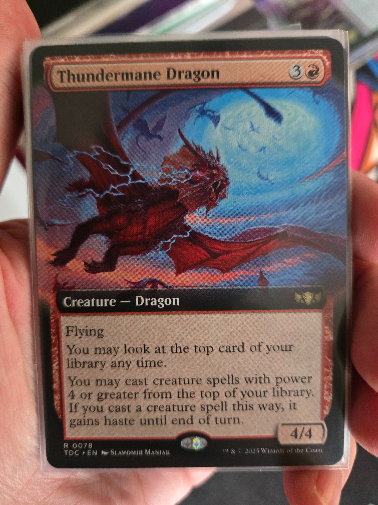 Image of Thundermane Dragon Tarkir: Dragonstorm Commander (TDC) #78