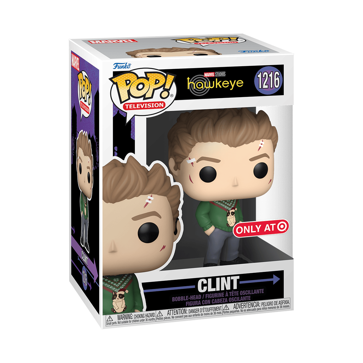 Funko Pop! Hawkeye - Clint Barton #1216 in window box