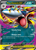 Mega Sharpedo ex #61 Phantasmal Flames en