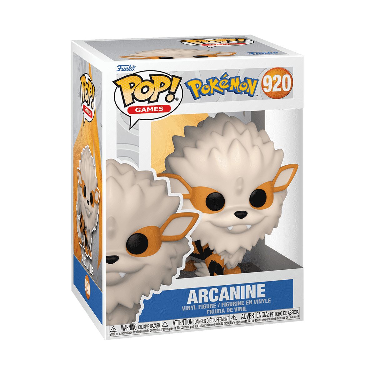 Funko Pop! Pokémon - Arcanine #920 in window box