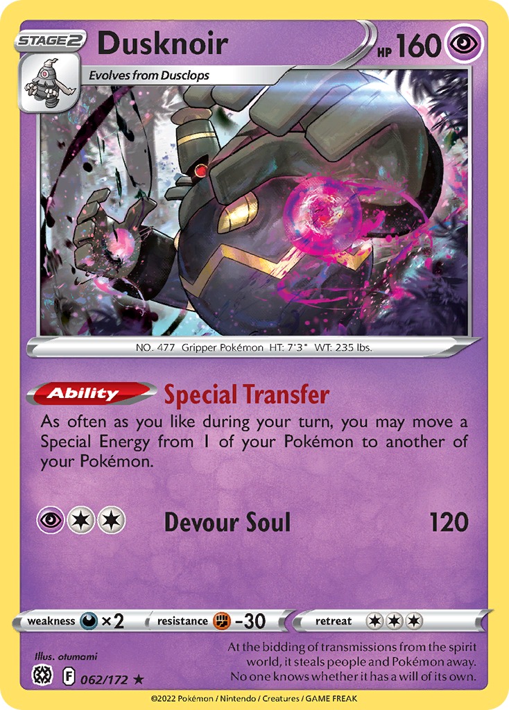 Dusknoir #62 Brilliant Stars en