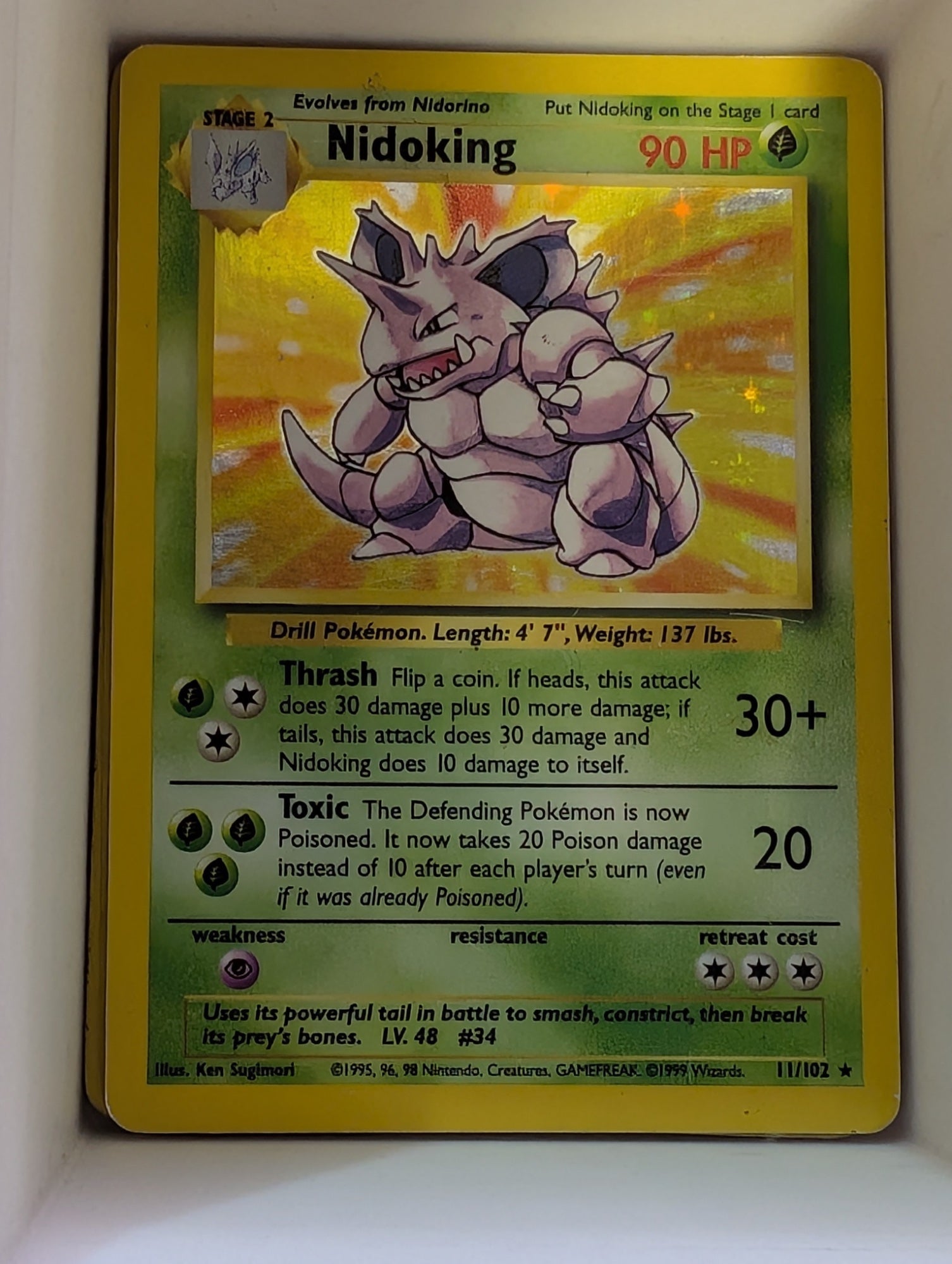 Image of Nidoking Base Set (BS) #11