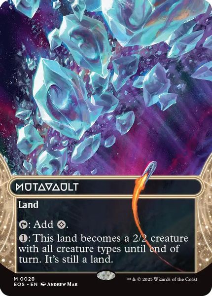 Image of Mutavault Borderless from Edge of Eternities (set EOS)