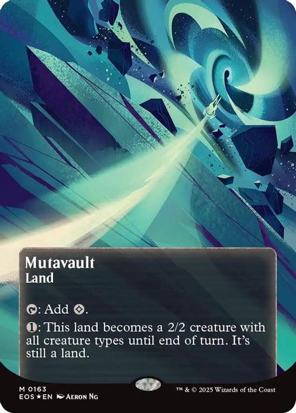 Image of Mutavault Galaxy Foil Borderless from Edge of Eternities (set EOS)