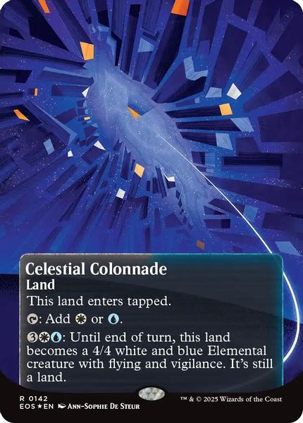 Image of Celestial Colonnade Galaxy Foil Borderless from Edge of Eternities (set EOS)