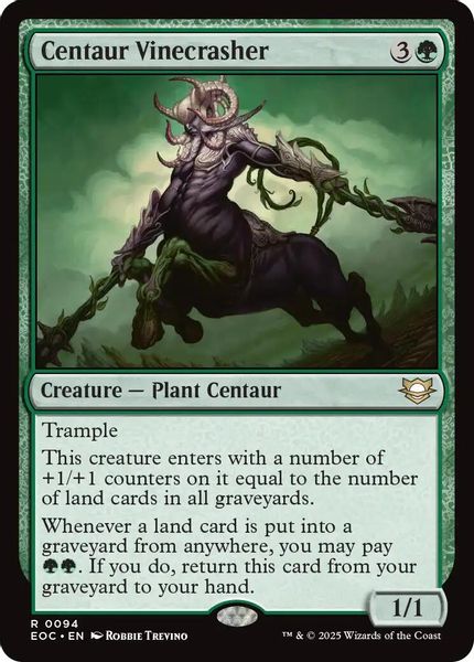 Image of Centaur Vinecrasher Standard Edition from Edge of Eternities (set EOC)
