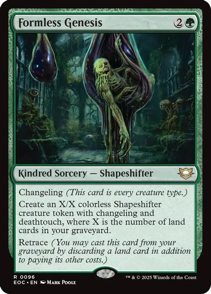 Image of Formless Genesis Standard Edition from Edge of Eternities (set EOC)