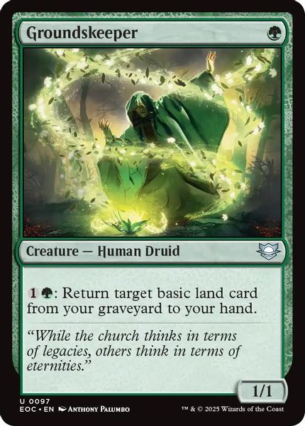Image of Groundskeeper Standard Edition from Edge of Eternities (set EOC)