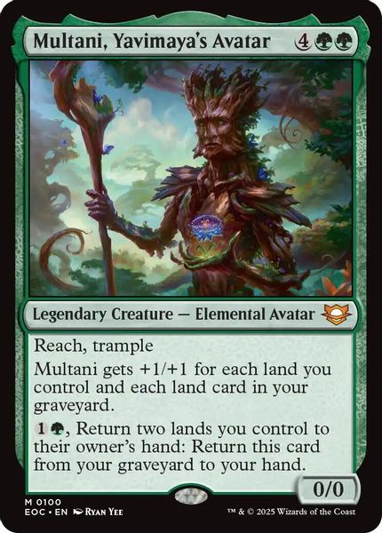 Image of Multani, Yavimaya's Avatar Standard Edition from Edge of Eternities (set EOC)