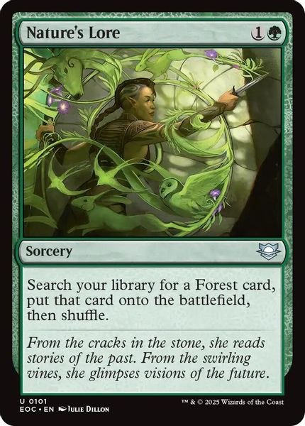 Image of Nature's Lore Standard Edition from Edge of Eternities (set EOC)