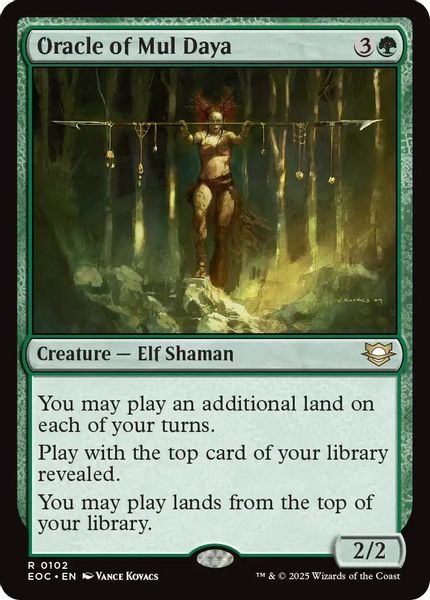 Image of Oracle of Mul Daya Standard Edition from Edge of Eternities (set EOC)