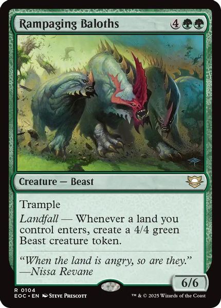 Image of Rampaging Baloths Standard Edition from Edge of Eternities (set EOC)