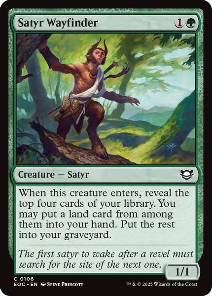 Image of Satyr Wayfinder Standard Edition from Edge of Eternities (set EOC)