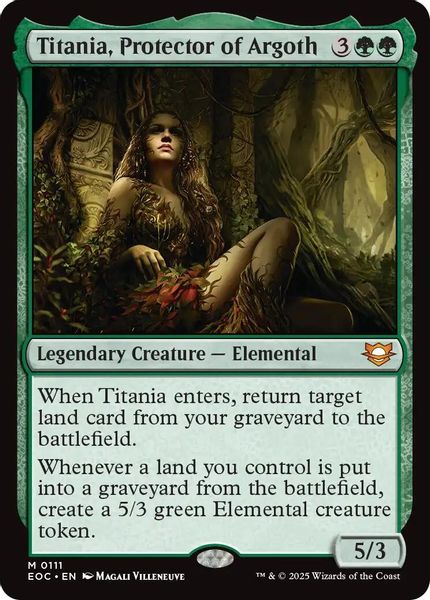 Image of Titania, Protector of Argoth Standard Edition from Edge of Eternities (set EOC)