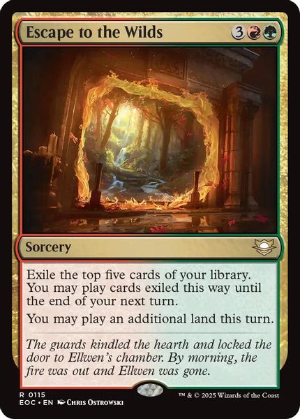 Image of Escape to the Wilds Standard Edition from Edge of Eternities (set EOC)