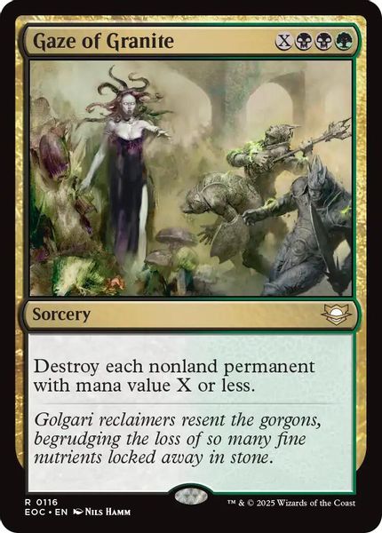 Image of Gaze of Granite Standard Edition from Edge of Eternities (set EOC)