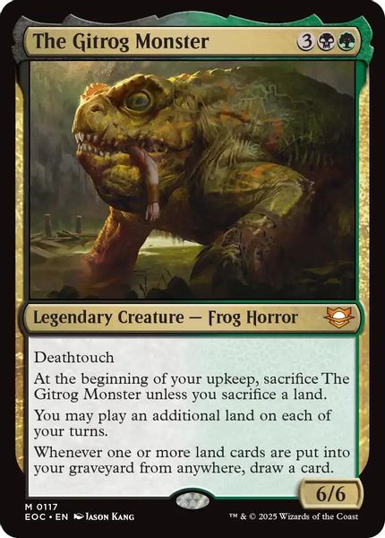Image of The Gitrog Monster Standard Edition from Edge of Eternities (set EOC)