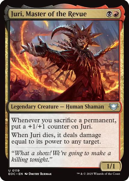 Image of Juri, Master of the Revue Standard Edition from Edge of Eternities (set EOC)