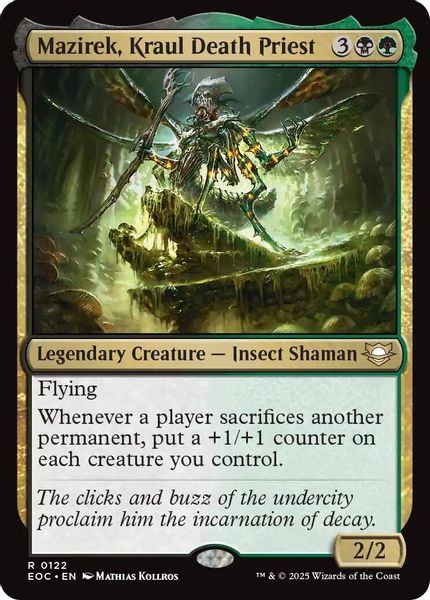 Image of Mazirek, Kraul Death Priest Standard Edition from Edge of Eternities (set EOC)