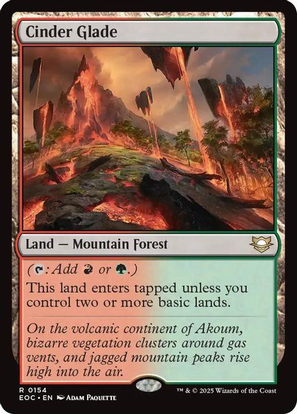 Image of Cinder Glade Standard Edition from Edge of Eternities (set EOC)