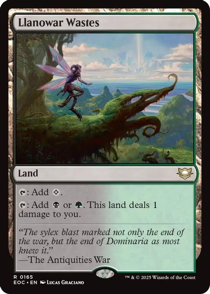 Image of Llanowar Wastes Standard Edition from Edge of Eternities (set EOC)