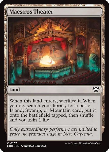 Image of Maestros Theater Standard Edition from Edge of Eternities (set EOC)