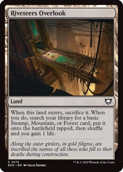 Image of Riveteers Overlook Standard Edition from Edge of Eternities (set EOC)