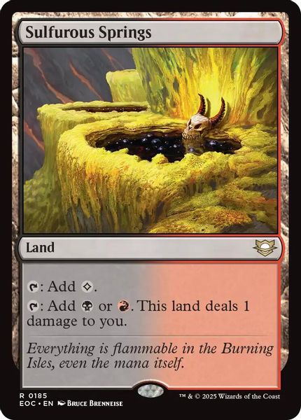 Image of Sulfurous Springs Standard Edition from Edge of Eternities (set EOC)