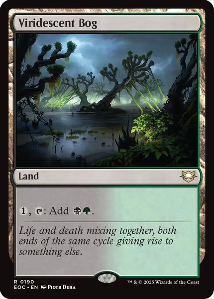 Image of Viridescent Bog Standard Edition from Edge of Eternities (set EOC)