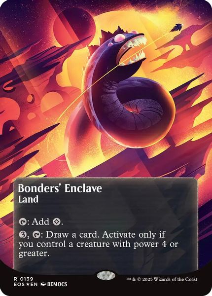 Image of Bonders' Enclave Galaxy Foil Borderless from Edge of Eternities (set EOS)