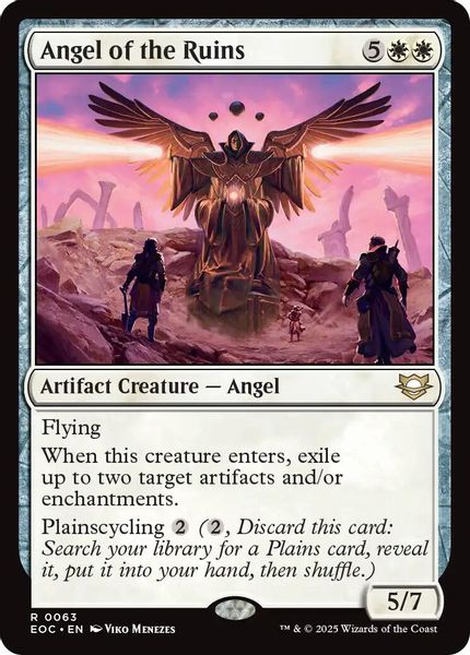 Image of Angel of the Ruins Standard Edition from Edge of Eternities (set EOC)