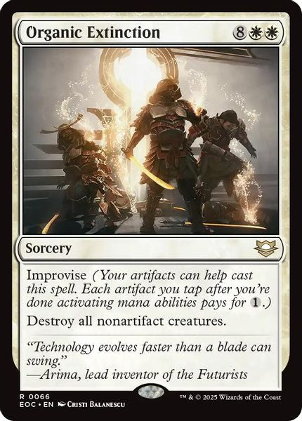 Image of Organic Extinction Standard Edition from Edge of Eternities (set EOC)