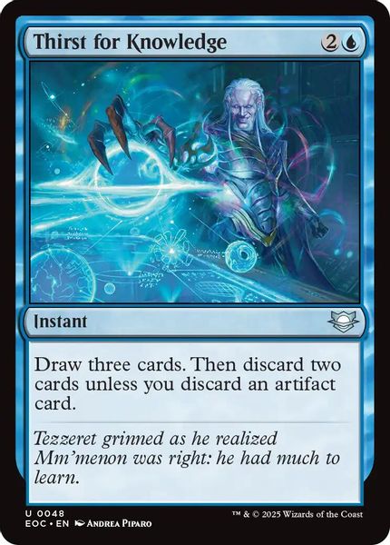Image of Thirst for Knowledge Standard Edition from Edge of Eternities (set EOC)