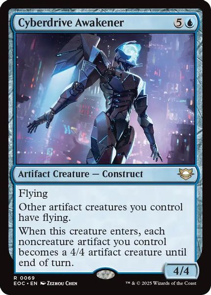 Image of Cyberdrive Awakener Standard Edition from Edge of Eternities (set EOC)
