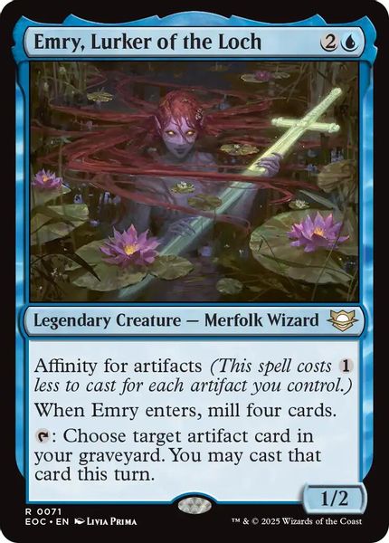 Image of Emry, Lurker of the Loch Standard Edition from Edge of Eternities (set EOC)