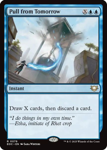 Image of Pull from Tomorrow Standard Edition from Edge of Eternities (set EOC)