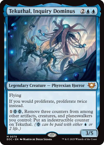 Image of Tekuthal, Inquiry Dominus Standard Edition from Edge of Eternities (set EOC)