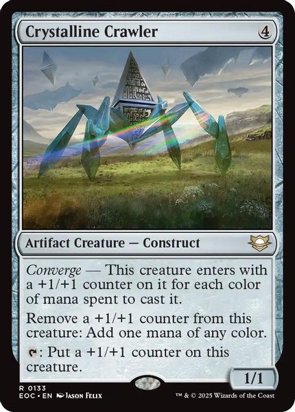 Image of Crystalline Crawler Standard Edition from Edge of Eternities (set EOC)