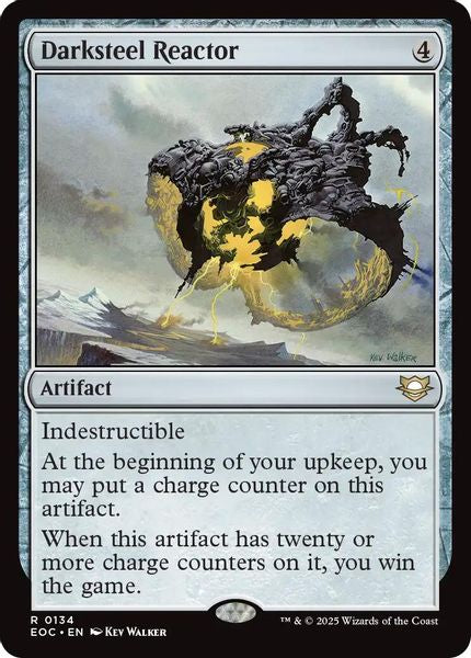 Image of Darksteel Reactor Standard Edition from Edge of Eternities (set EOC)