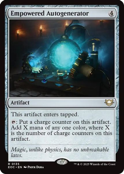 Image of Empowered Autogenerator Standard Edition from Edge of Eternities (set EOC)