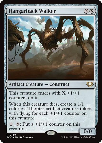 Image of Hangarback Walker Standard Edition from Edge of Eternities (set EOC)