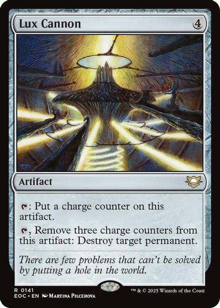 Image of Lux Cannon Standard Edition from Edge of Eternities (set EOC)