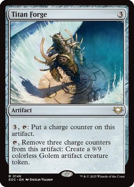 Image of Titan Forge Standard Edition from Edge of Eternities (set EOC)