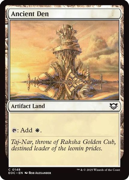 Image of Ancient Den Standard Edition from Edge of Eternities (set EOC)