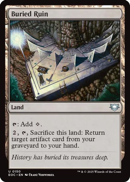Image of Buried Ruin Standard Edition from Edge of Eternities (set EOC)