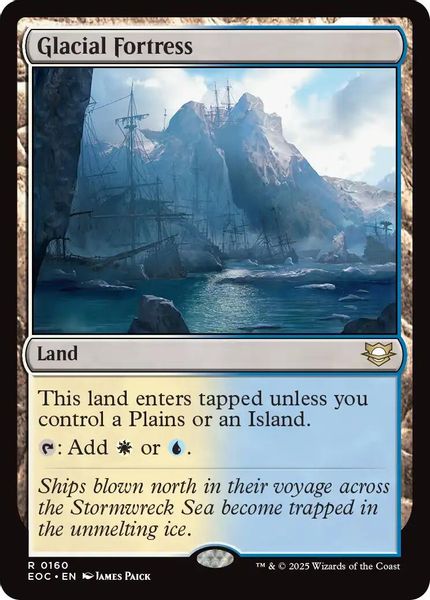 Image of Glacial Fortress Standard Edition from Edge of Eternities (set EOC)